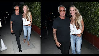 Actor Titus Welliver And Samantha Edge Step Out For Dinner At Giorgio Baldi in Santa Monica!