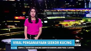 Berita viral!!! Biadap!!! Kucing di ikat dan tarik pakai motor