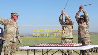 Army birthday, Fort Sill-style