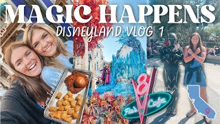 AVENGERS CAMPUS & MAGIC HAPPENS PARADE | Disneyland Vlog 1