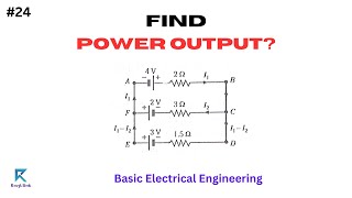 Find the Power Output | Problem 1.24 | Problem 1.25 | Rough Book