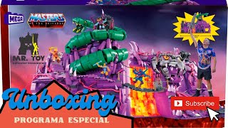 Unboxing Snake Mountain MegaContrux Masters of the Universe Motu Mr Toy Collector Venezuela Spain tt