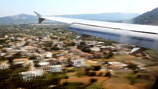 Landing in Rhodes ... as the plane was touching down