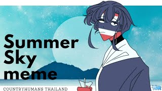 Countryhumans Summer sky Animation meme Thailand