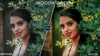 Moody Green - Photoshop Presets _ Moody Green Wedding Presets _ Moody Filter _ Light Filter