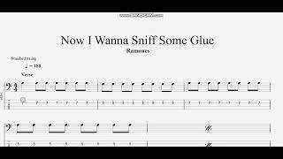 Ramones - Now I Wanna Sniff Some Glue (bass tab)