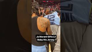 Ja Morant Gift Lil Baby His Jersey