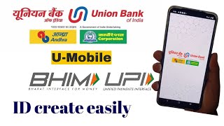 How to create UPI Union Bank of India | PIN Registration Union Bank of India BHIM UPI PIN | UPI ID