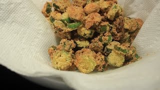 Super Easy Quick Fried Okra Side dish