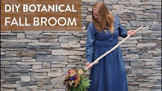 DIY Botanical Fall Broom