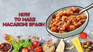 PAANO MAGLUTO NG MACARONI SPAGH| FOR KIDS| EASY WAY