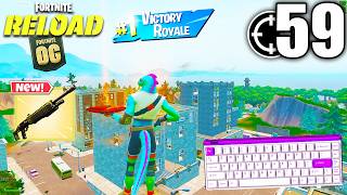 MADE68 UNBOXING + ASMR 😴 59 Kills Solo vs Squads 🏆 Satisfying Keyboard OG Fortnite Reload 540FPS 4K