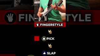 Fingerstyle VS Pick VS Slap - METAL