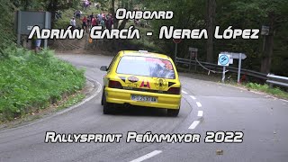 Onboard | Adrián García - Nerea López | Rallysprint Peñamayor 2022