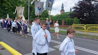 Kartuzy. Uroczystość Bożego Ciała w kolegiacie