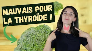 Les aliments qui ATTAQUENT votre THYROIDE -  Attention à eux !