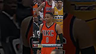 Russel Westbrook TRIPLE 🤩🔥 #shorts #nba  #fyp  #cold #viral #basketball #nbaedits #basketballedits