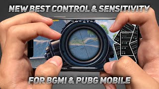 iPhone XS PUBG Mobile New BEST CONTROL & SENSITIVITY FOR PUBGM AND BGMI 🔥 | NEW UPDATE 😍