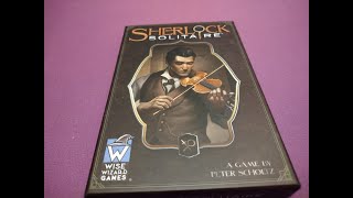 Sherlock Solitaire Unboxing