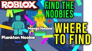 PLANKTON & MANGO NOOBIE - HOW TO GET [FIND THE NOOBIES] - Roblox