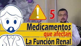 😬😬 5 que pueden afectar la función renal 😬😬