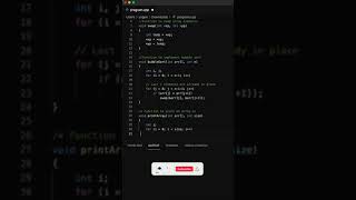 Implement Bubble Sort using C++ #shorts #coding #programming