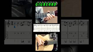 Gigachad en guitarra (fácil) #musicaconyannick #gigachad