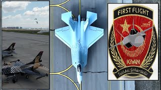 Turkish Fighter Jet Kaan | En Güzel Görüntüler | Teknofest Drone | Best 5th Gen First Flight #kaan