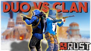 We Took A Clan's Raid With PISTOLS - Duo Official Rust