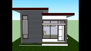 Desain rumah minimalis dengan 1 kamar tidur// Small House