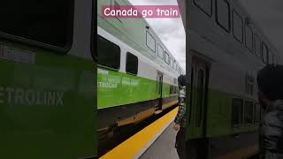 Aise hoti hai Canada 🍁 ki 🚆 train.                                  #canada #vlog #shorts #follow