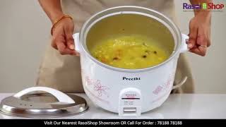 RasoiShop - Preethi Rangoli Rice Cooker | Electric Rice Cooker | 1.8 Liters