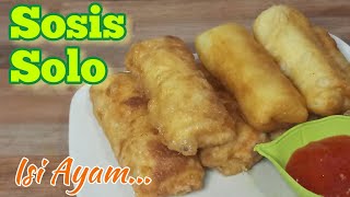 Membuat Jajanan SOSIS SOLO || Kulit Tidak Mudah Sobek & Lentur