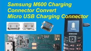 How to make charging m600 to micro USB Convert | Samsung E1200 Charging Problem Solution