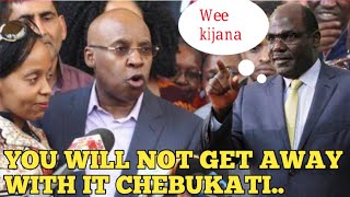 SORROW:JIMMY WANJIGI CONFRONTS CHEBUKATI AFTER BEING DISQUALIFIEDBY IEBC FROM RUNNING FOR PRESIDENCY