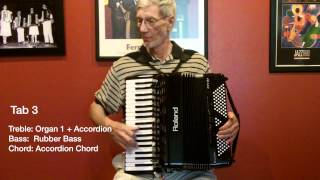 Patriotic Medley Demonstrating User Program Feature, Roland FR-3x Virtual Accordion, Richard Noel