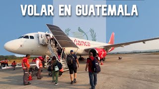 COMO VIAJAR EN AVIÓN DE GUATEMALA A PETEN😱