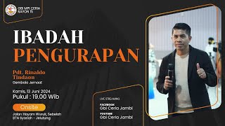 IBADAH PENGURAPAN - 13 JUNI 2024