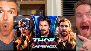 THOR LOVE AND THUNDER Official Trailer REACTION!! | Marvel Studios | Chris Hemsworth, Taika Waititi