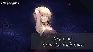 Nightcore - Livin La Vida Loca (Female Version)