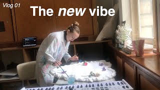 ARTIST IN PARIS DIARIES // studio vlog 01