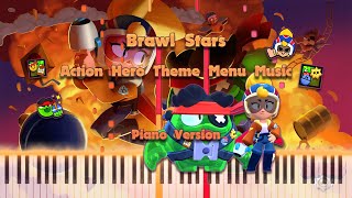 Brawl Stars Action Hero Theme Menu Music Piano