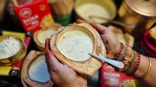 Tender coconut Badam Payasam | Elaneer Payasam with MTR Badam Drink Mix | இளநீர் பாயசம் #foodzeee