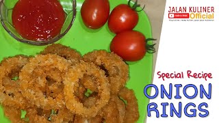 Onion Rings Recipe Indonesia | Resep Olahan Bawang bombai