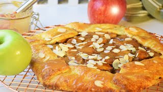 GALETTE DE MAÇÃ COM CARAMELO SALGADO (TORTA RÚSTICA) | BOLOS BAFÔNICOS