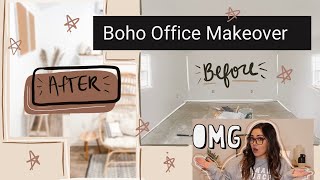 Boho Office Tour // Room Tour (ikea haul)