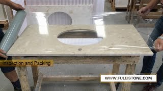 Countertops and Vanity Tops Processing in China Factory