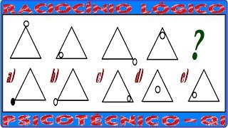 Raciocínio Lógico Figuras Sequências Psicotécnico QI Quociente de Inteligência Detran Concursos RLM