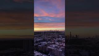 sunsets from our Brooklyn apartment. #shorts #subscribe