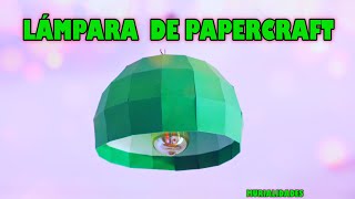 LÁMPARA EASY de PAPERCRAFT - Crea el REGALO perfecto tú mismo - DIY Diseño de Ecogami